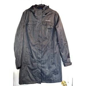 Columbia Black Radiant Maiden Trench Coat - size XL